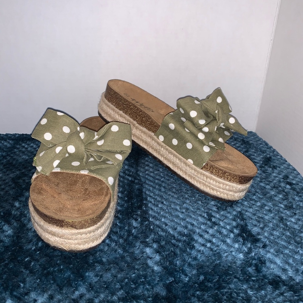Wells Comfort-Poke a Dot Slide-on Sandals.